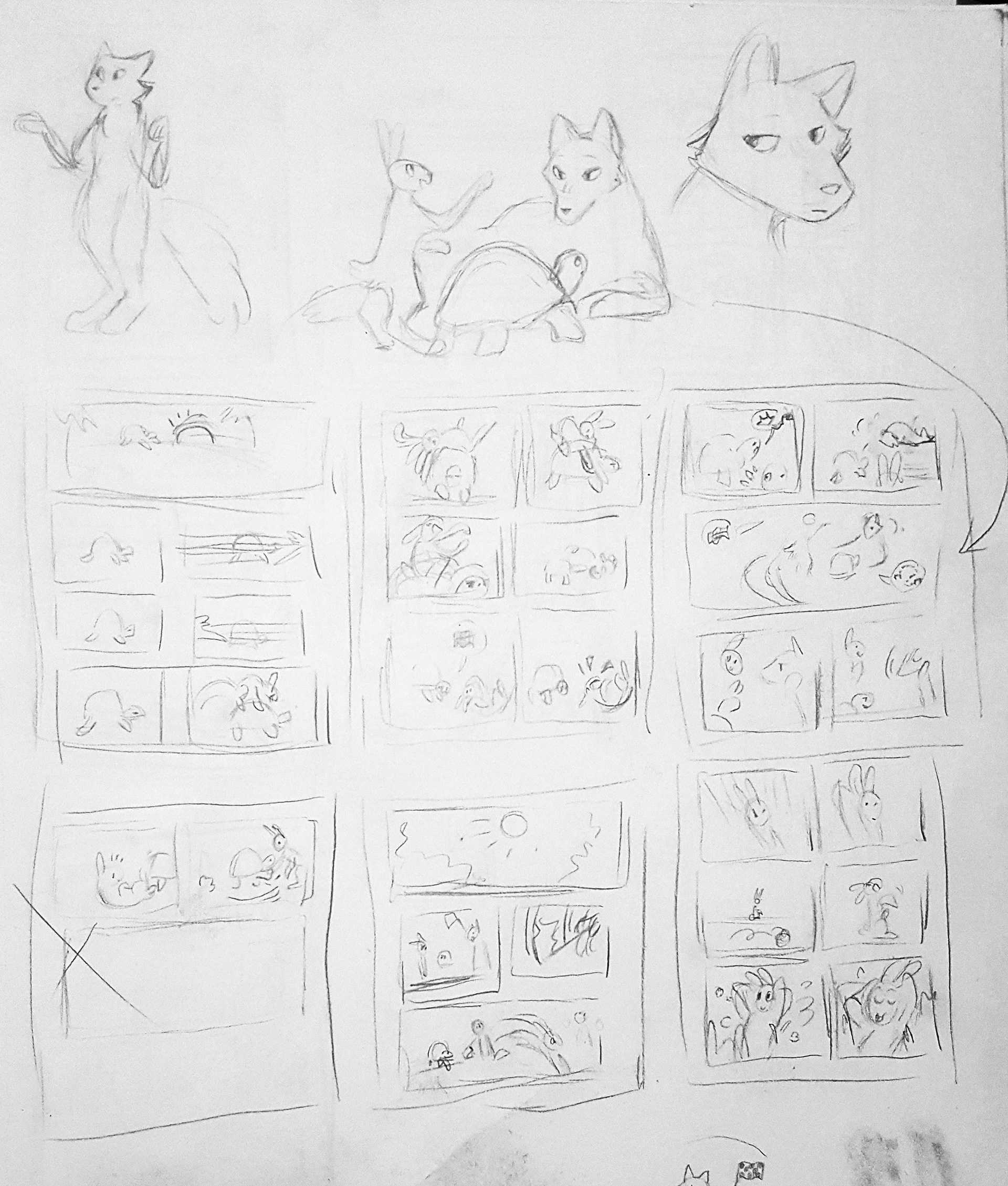Tortise and the Hare comic adaption thumbnails