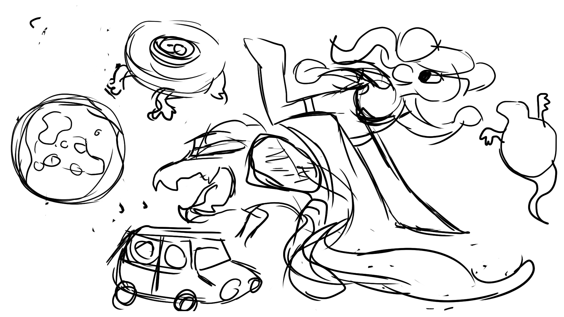 original idea sketches