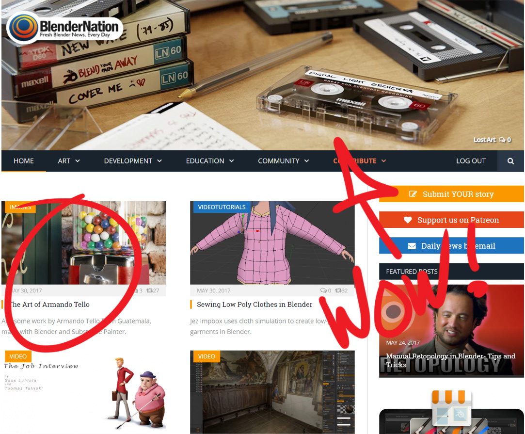 Blendernation website