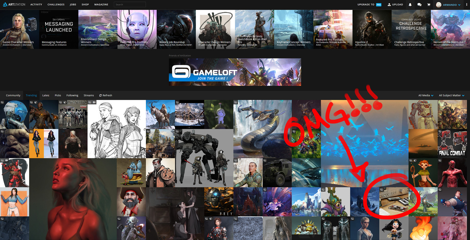 Artstation portfolio