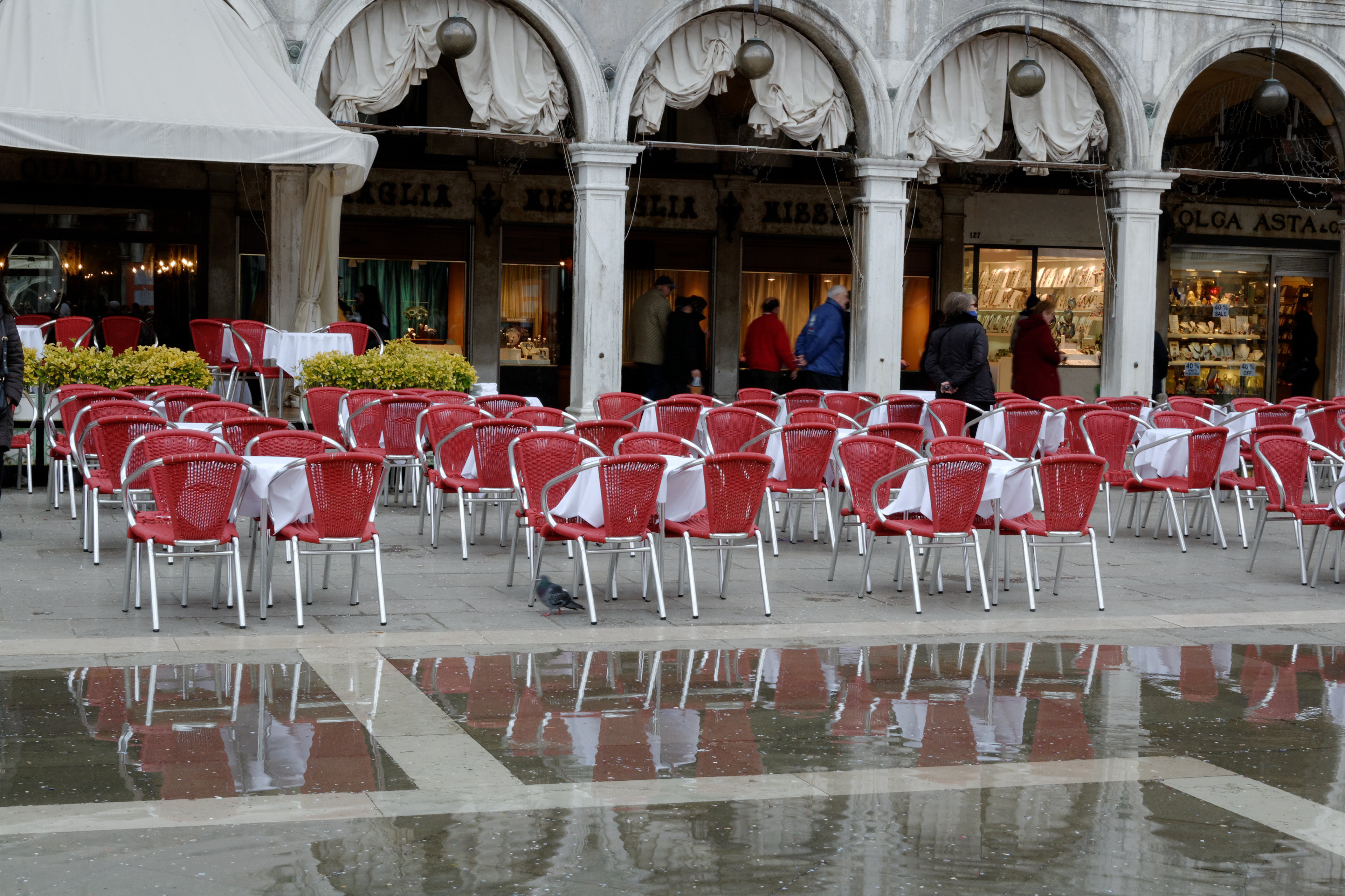 restaurant sur la place Saint Marc