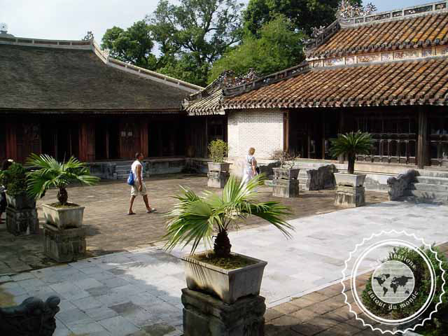 Vietnam, temple de l'empereur Tu Duc
