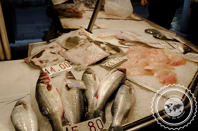 Venise, Marché aux poissons du Rialto