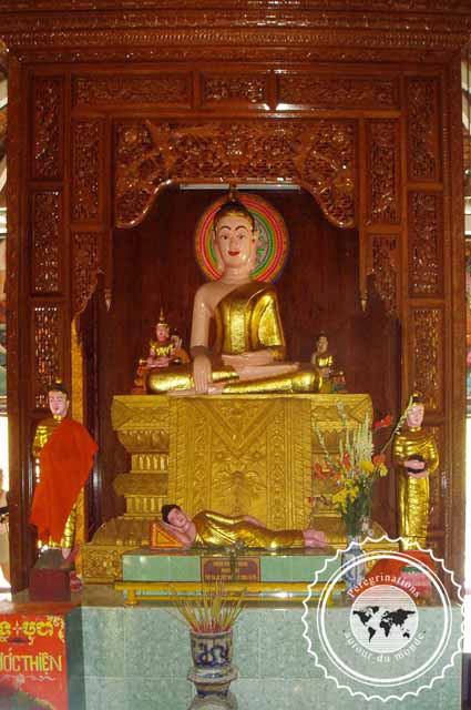 Vietnam, Soc Trang, Pagode aux chauves-souris