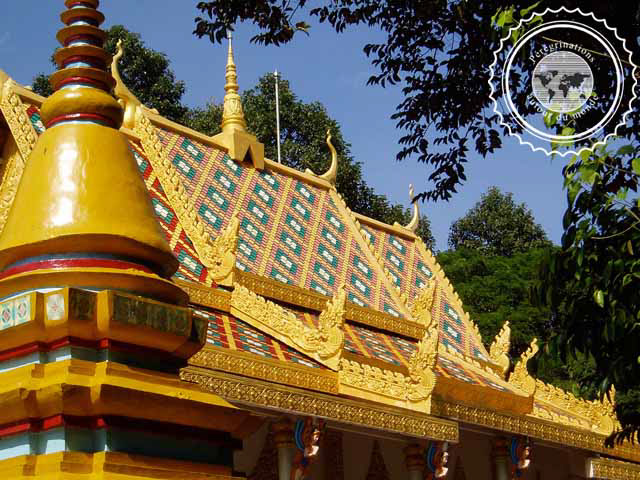 Vietnam, Soc Trang, Pagode aux chauves-souris