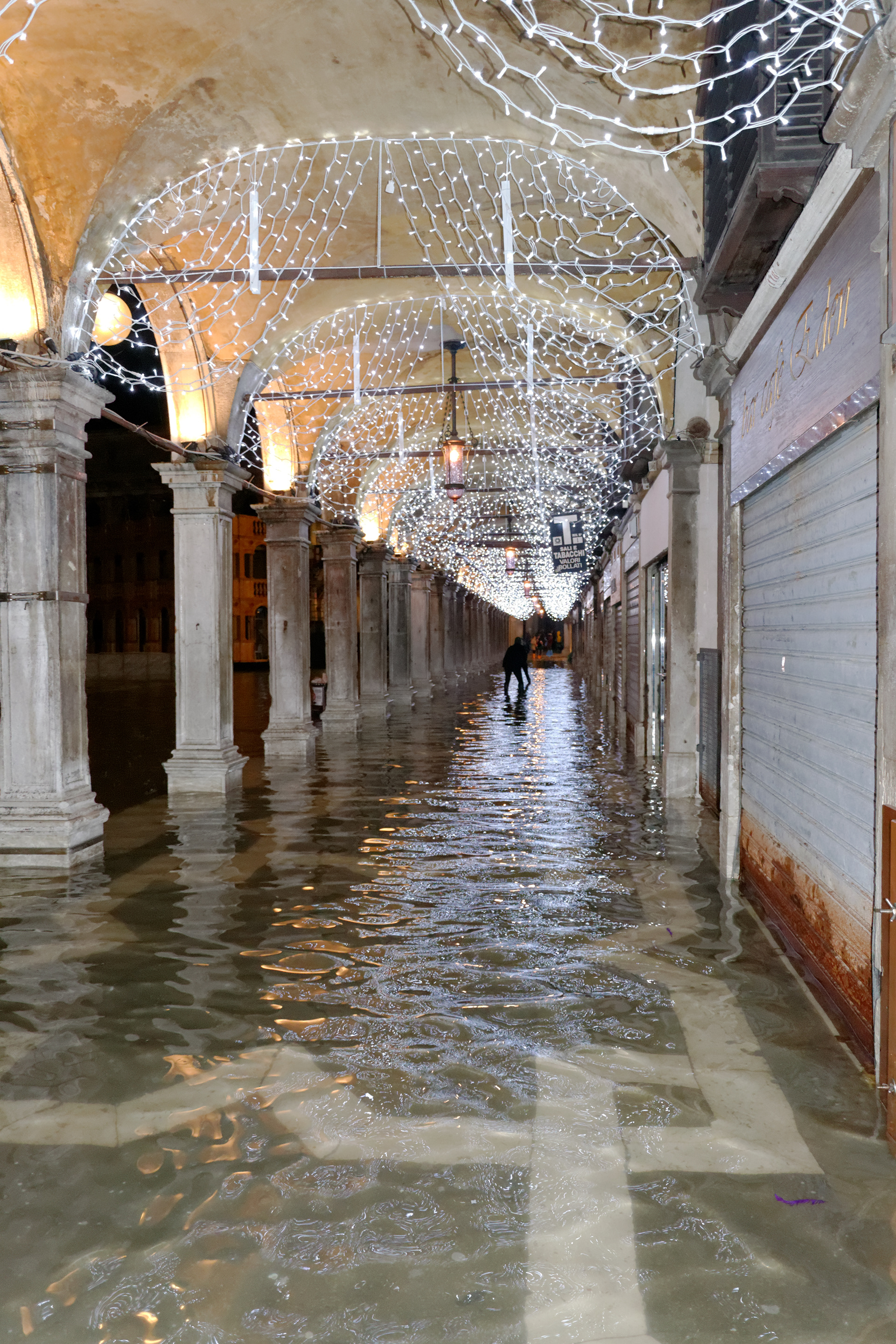 Arcades de la place Saint Marc inondée