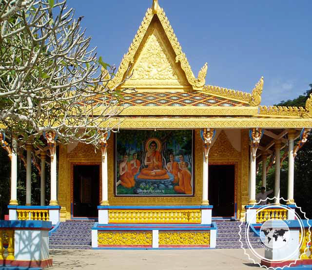 Vietnam, Soc Trang, Pagode aux chauves-souris