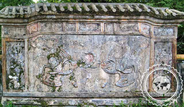 Vietnam, temple de l'empereur Tu Duc