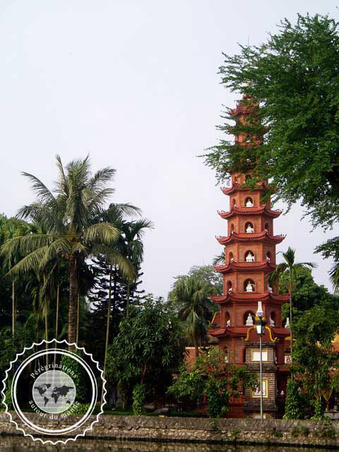 Pagode Tran Quoc, Hanoi, Vietnam