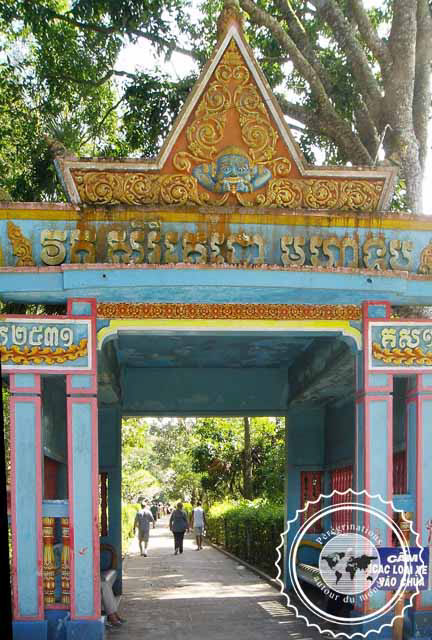 Vietnam, Soc Trang, Pagode aux chauves-souris