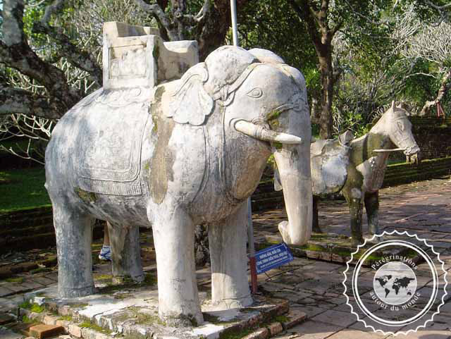 Vietnam, temple de l'empereur Tu Duc