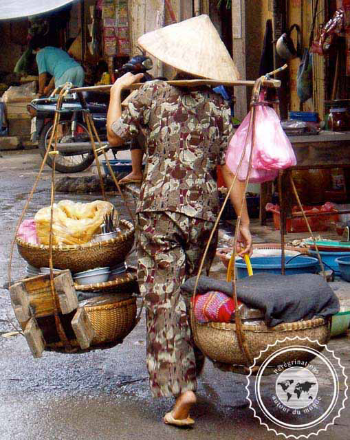 Marché de Cho Dong Xuan, Hanoi, Vietnam
