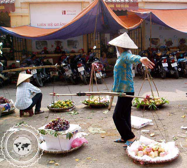 Marché de Cho Dong Xuan, Hanoi, Vietnam