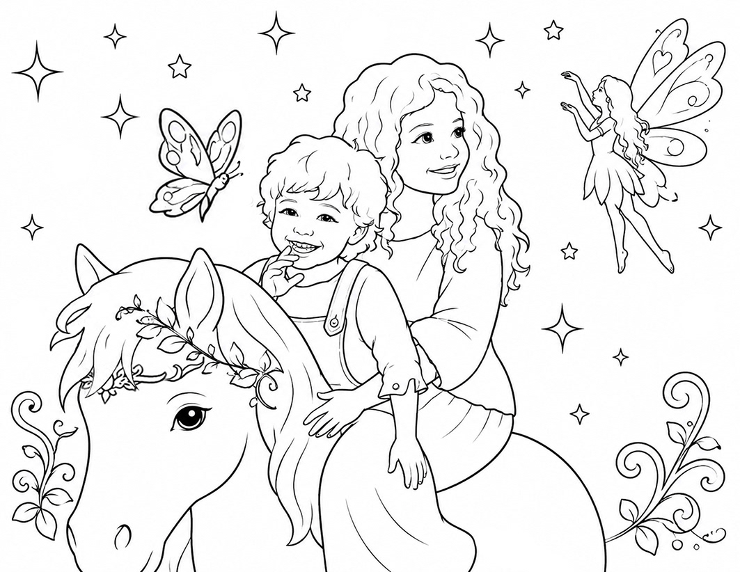 Colour In Lara & Toby