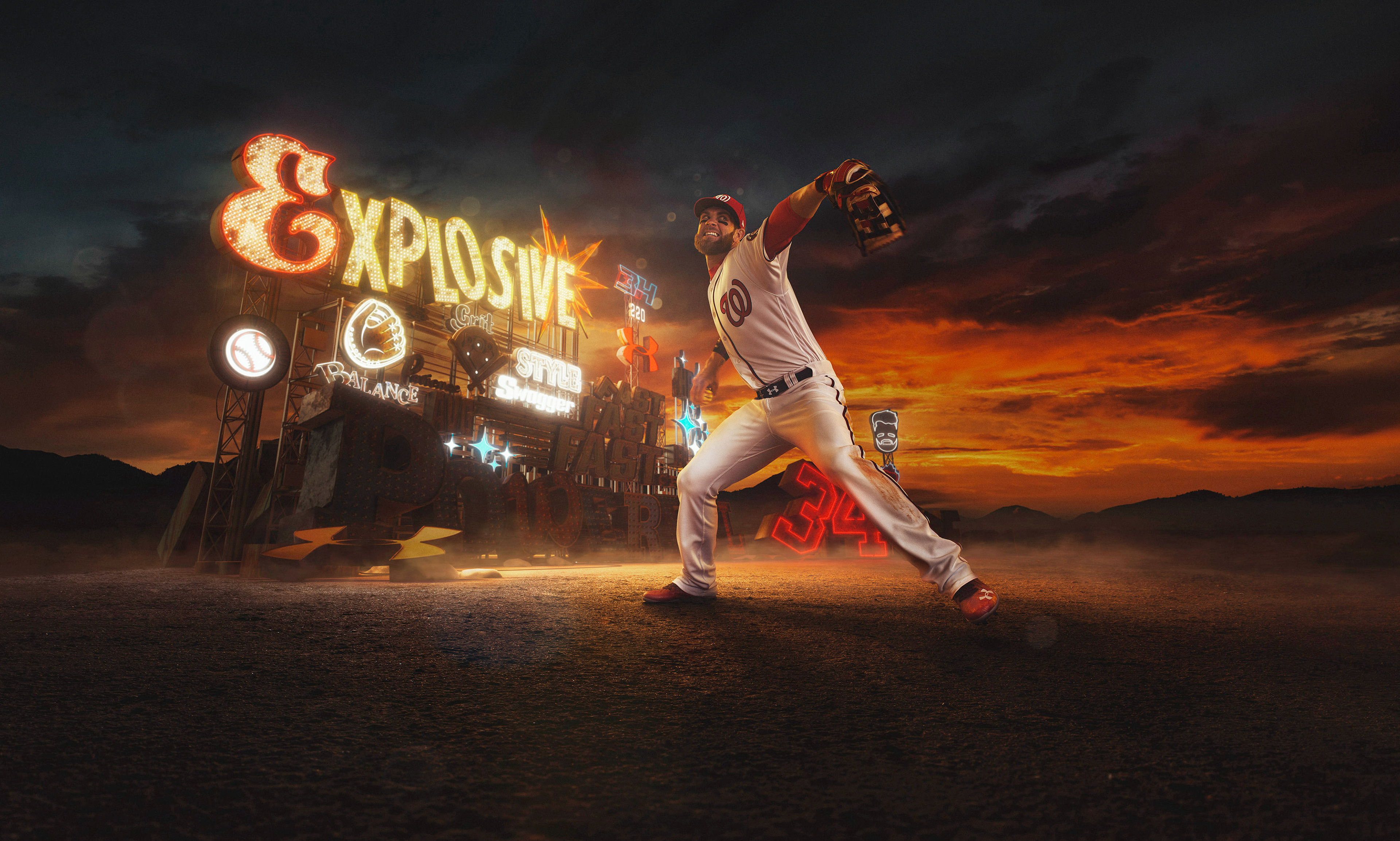 Bryce Harper Under Armour Photos and Premium High Res Pictures