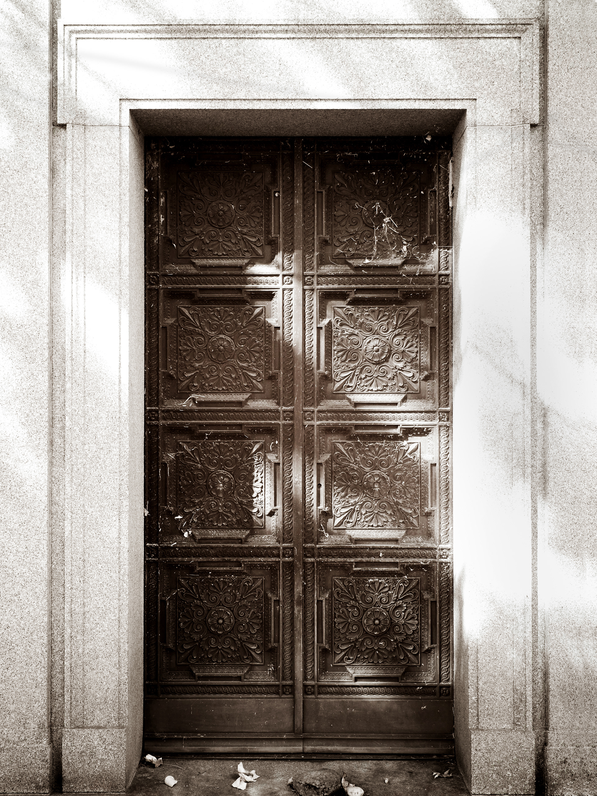 Mausoleum Door, Oak Hill Cemetery