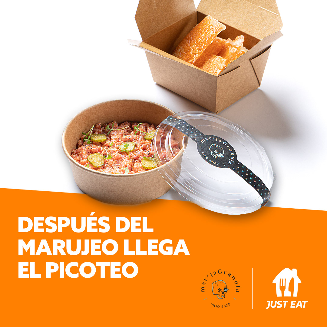 Aunque nos cueste admitirlo somos un poco marujas. Pero, ¿cómo no serlo? ¿Habéis visto el menú que tiene @marujagranuja_vigo ? 😍  Descubre todo lo que puede ofrecerte un chef con estrella como @rafacentenom y lo querrás pedir todo 😋
