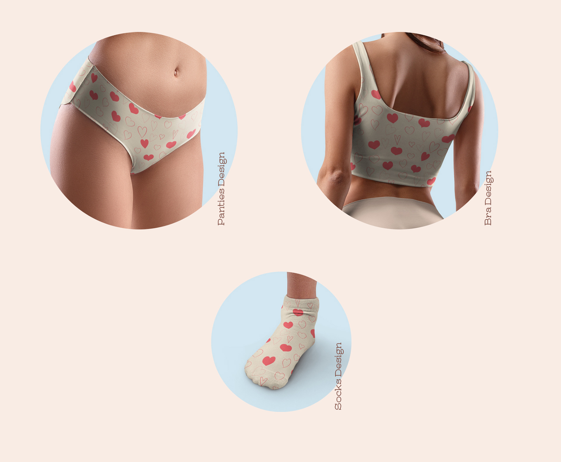 Mockups Woman Underwear  Apparel Mockups ~ Creative Market