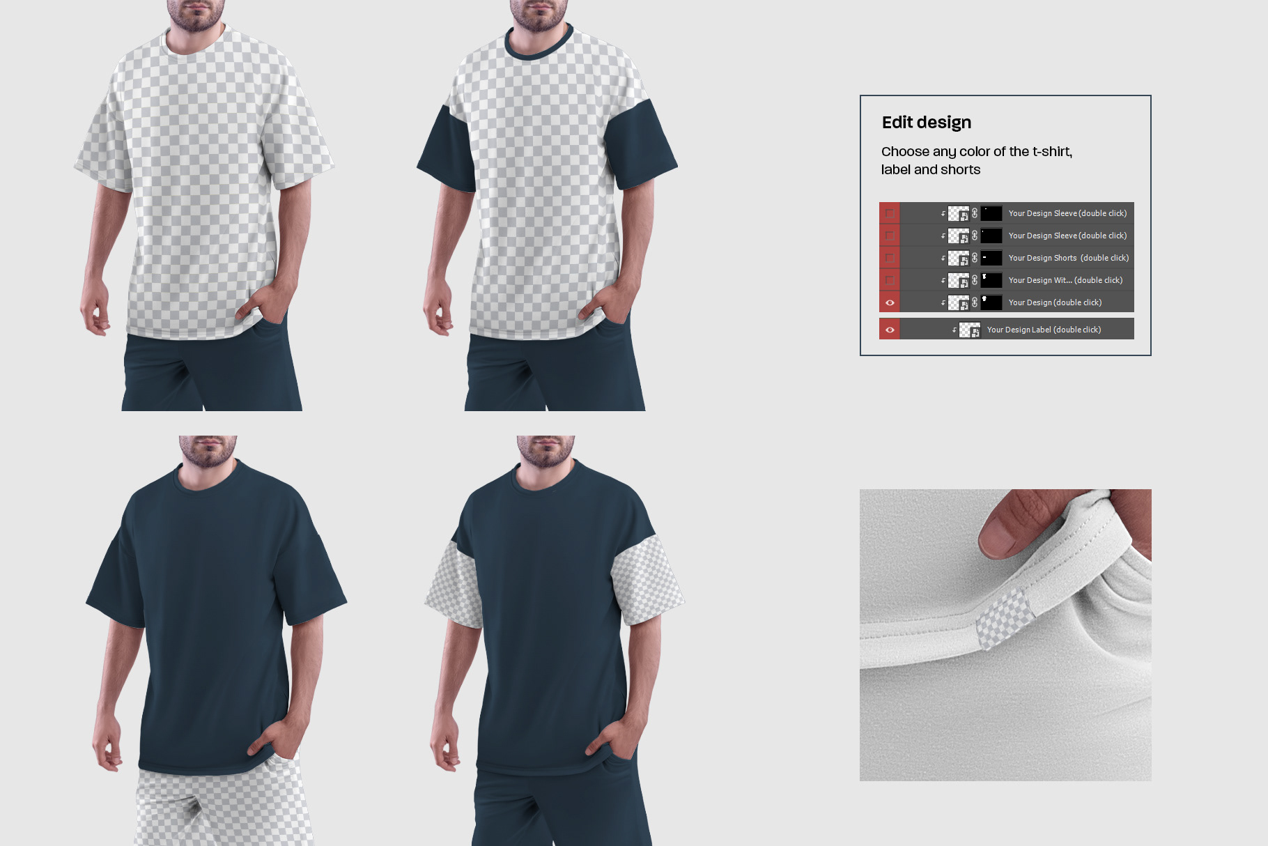 1-Page T-Shirt Design Template • iWorkCommunity