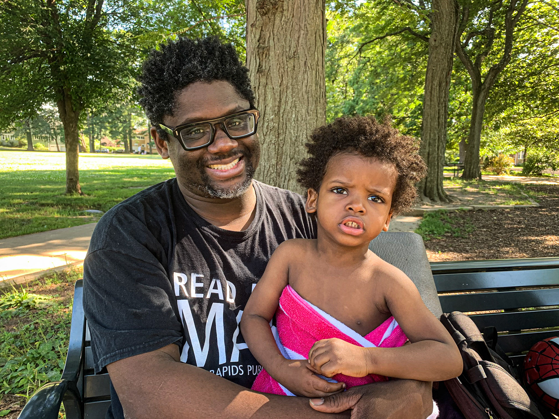 Our Son Asante With His Son Ronin, Grand Rapids , MI