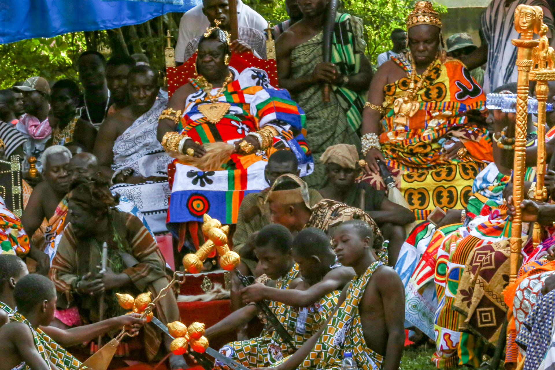 Head Chief, John Kwesi, Gh