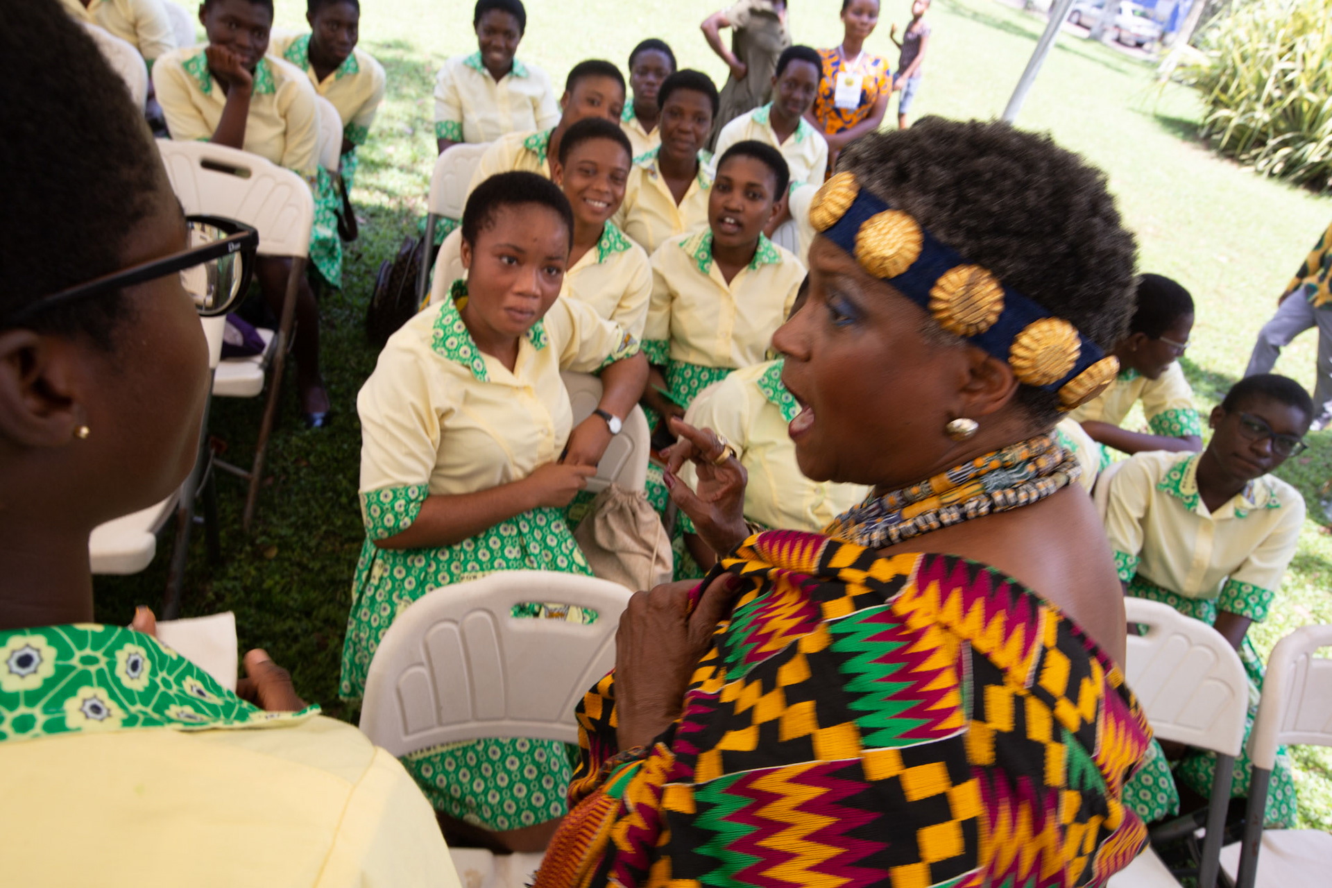Maxine Mentoring Young Ladies