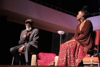 Dick Gregory with daughter, Selma, Alabama