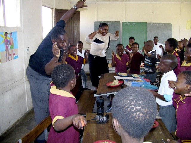 Having Fun With New Friends