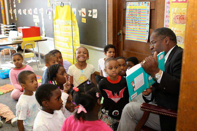 Sharing my wisdom with Shabazz Academy students