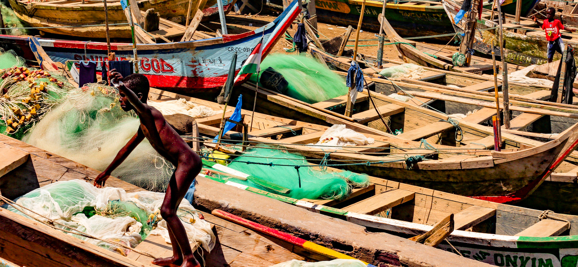 Playing Among Fishing Vessels