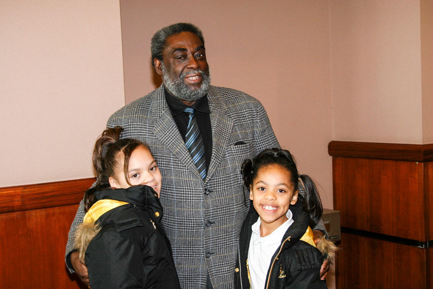 Mr. Brown, grandparent mentor with Shabazz Academy students