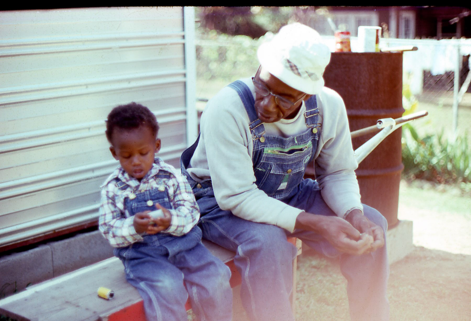 Grandfather advising grandson, Birmingham, AL