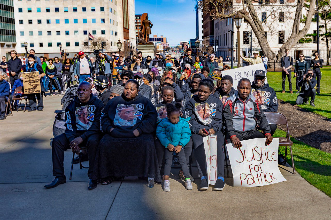 Protesting Grand Rapids, MI Police Shooting of  Patrick Lyoya