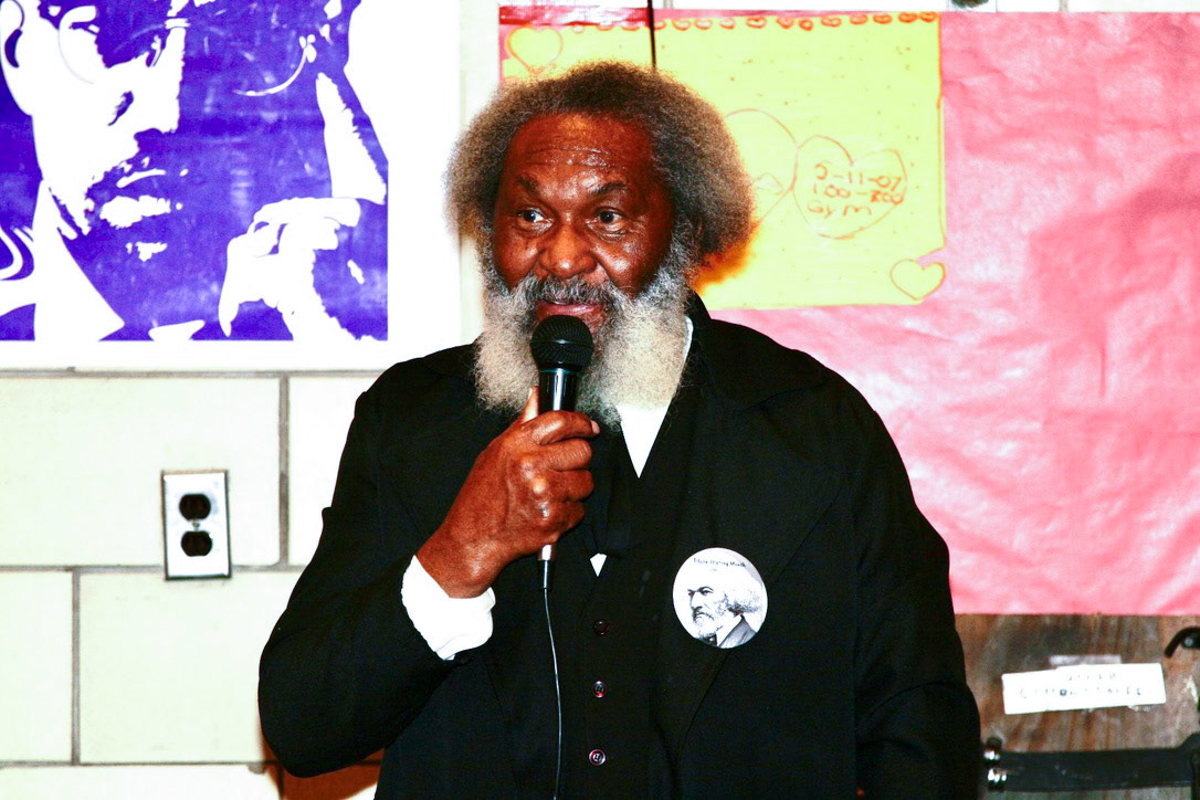 Portraying Fredeick Douglass , Shabazz Academy