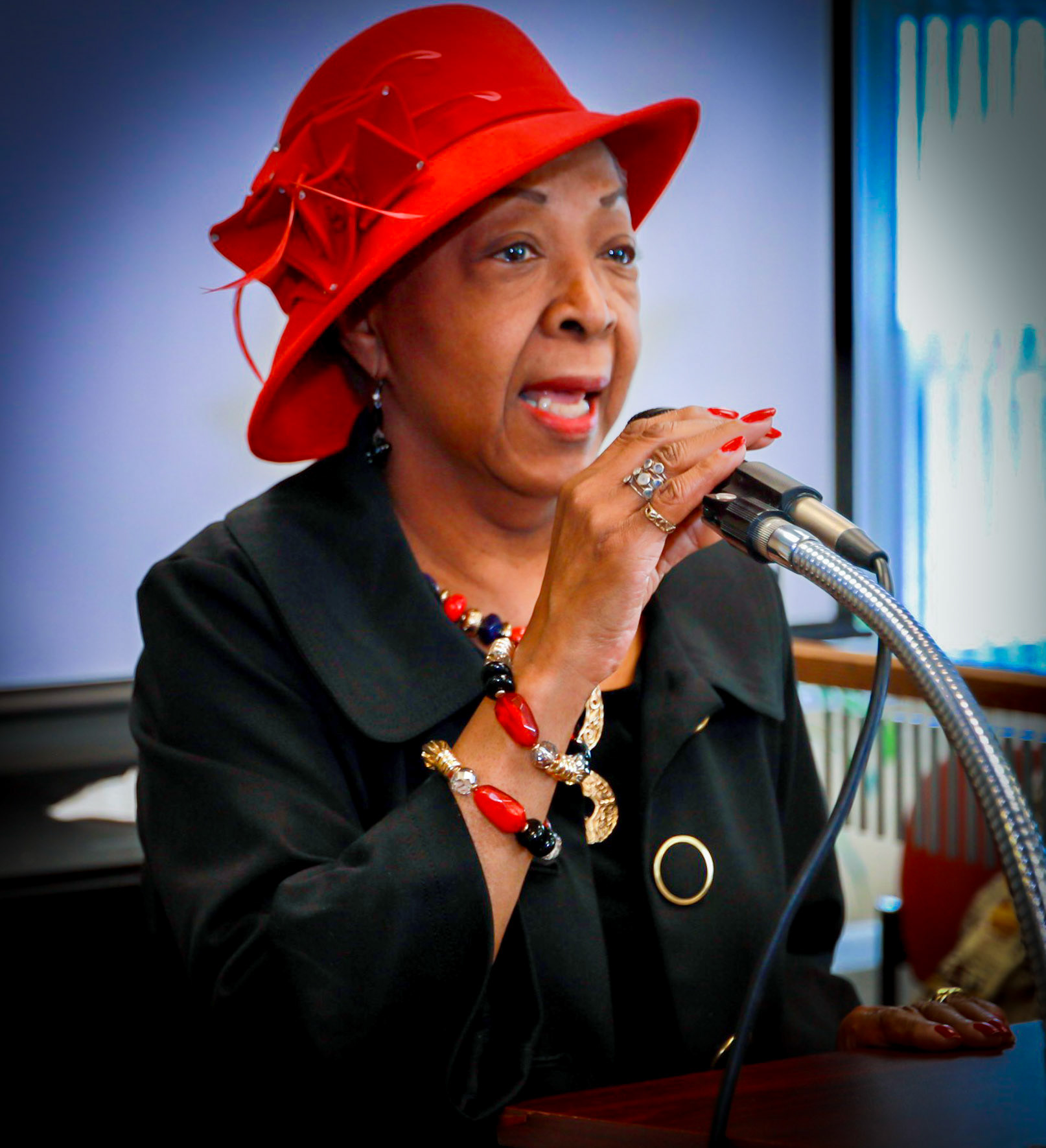 MC Introducing Harriett Tubman, AKA, Maxine Hankins Cain