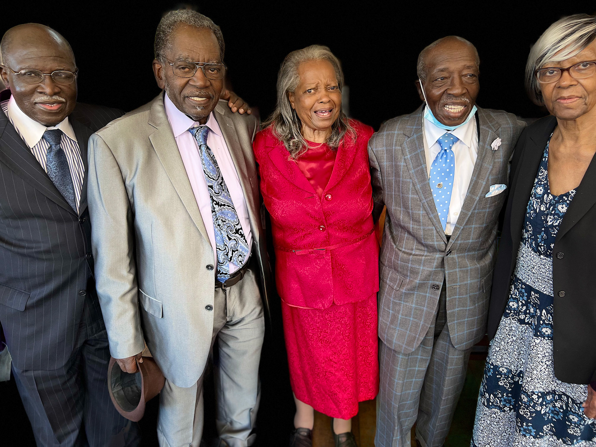 Uncle Herbert w/nieces & nephews