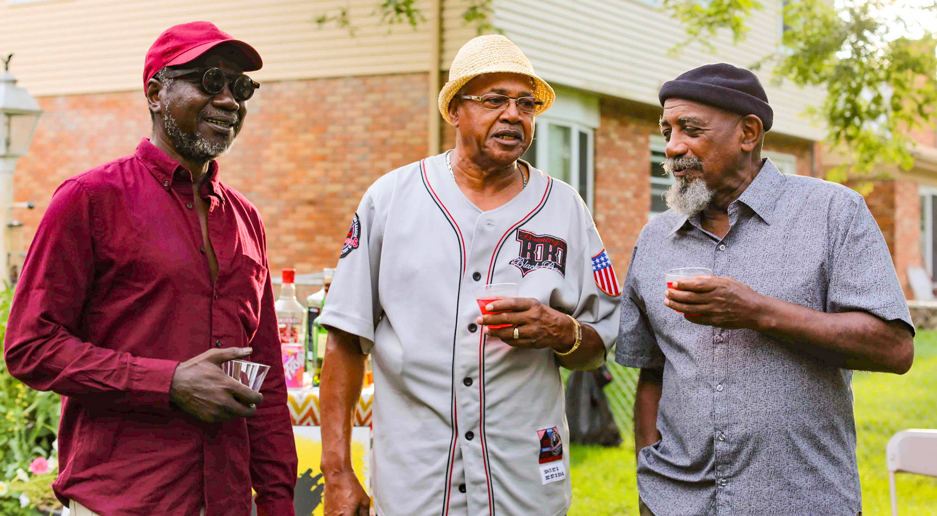 The Cains' Annual Blues Party Celebrants: Bara, Bandy, Noah, Lansing, MI