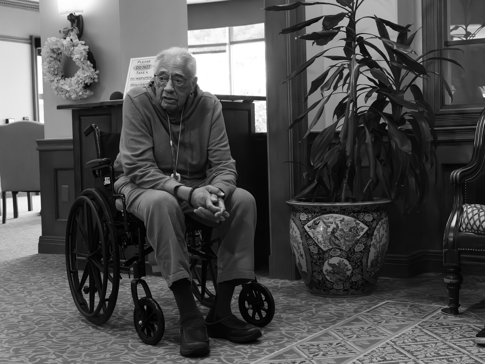 Resident, senior citizens center, Farmington, MI