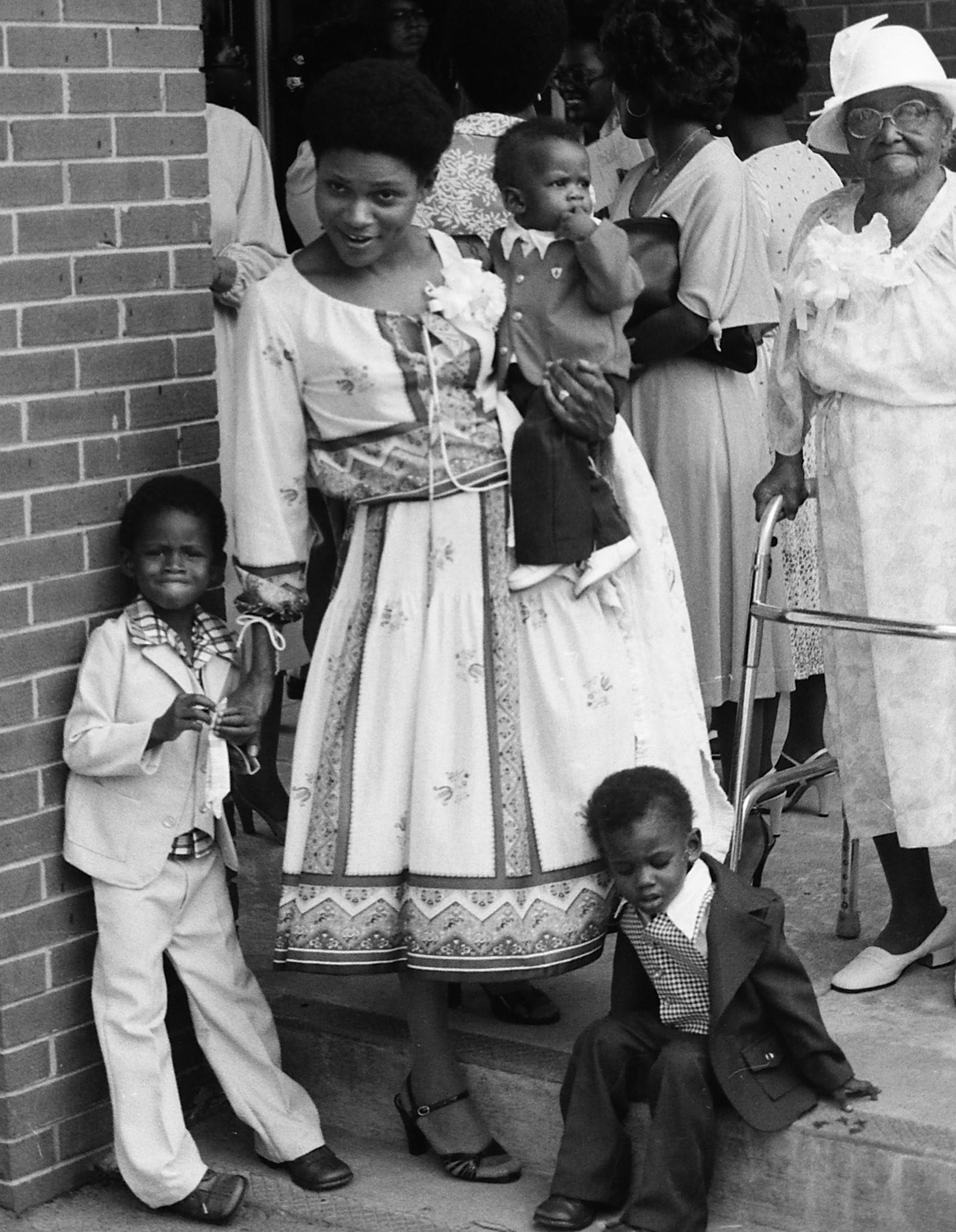 Maxine & sons with her grand mother, Emma Hankins, Darlingto, South Carolina