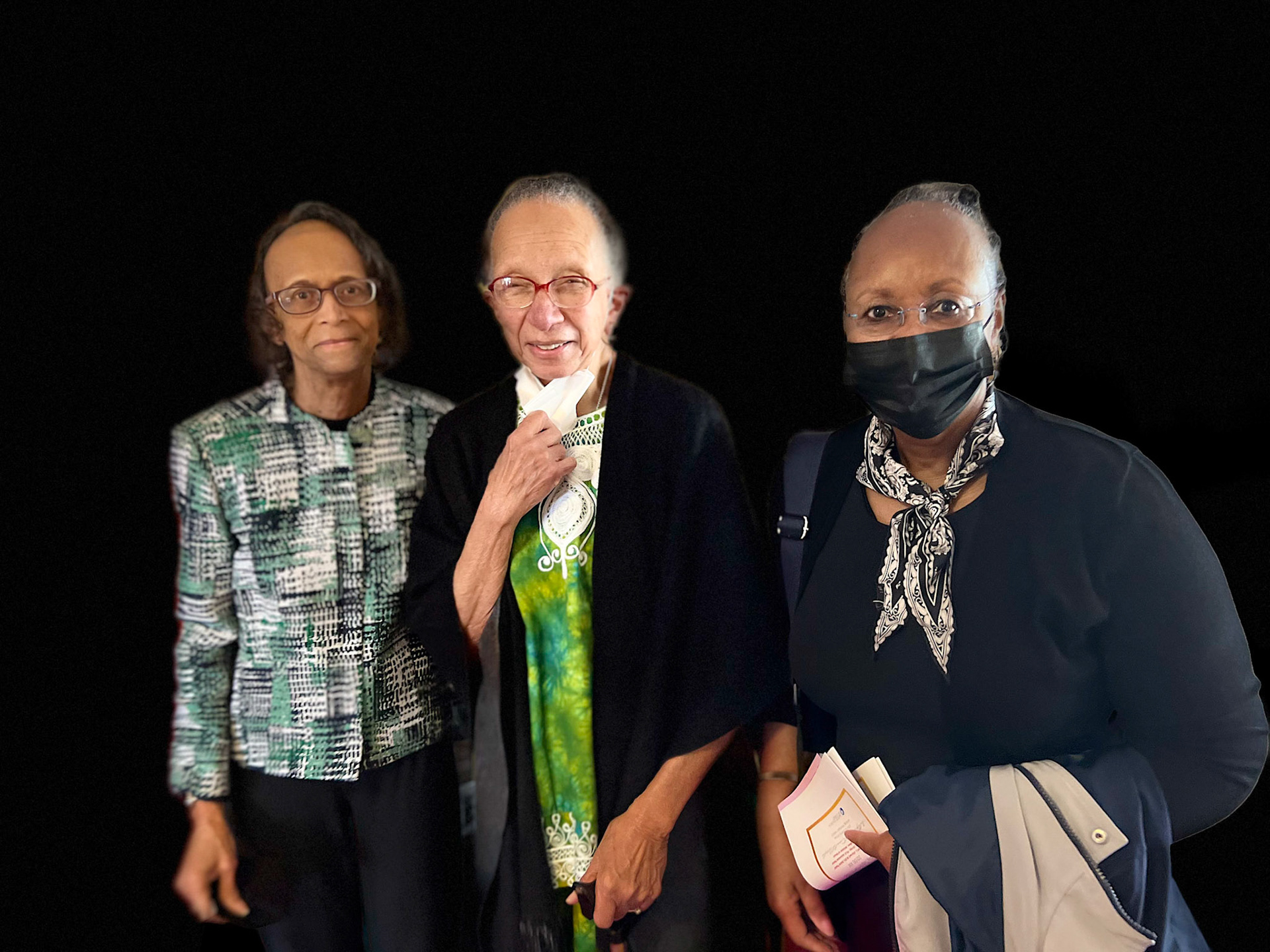 Aunt Pat with  fellow church members, sisters Bryant & Dungy