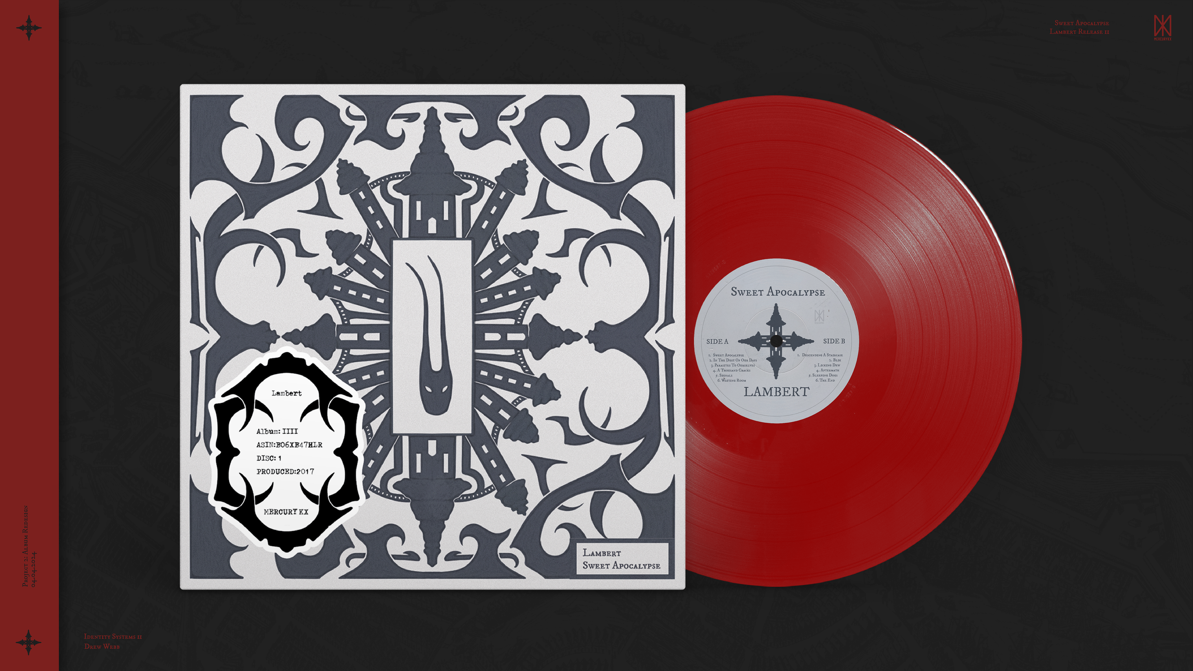 Album, Vinyl, Sticker