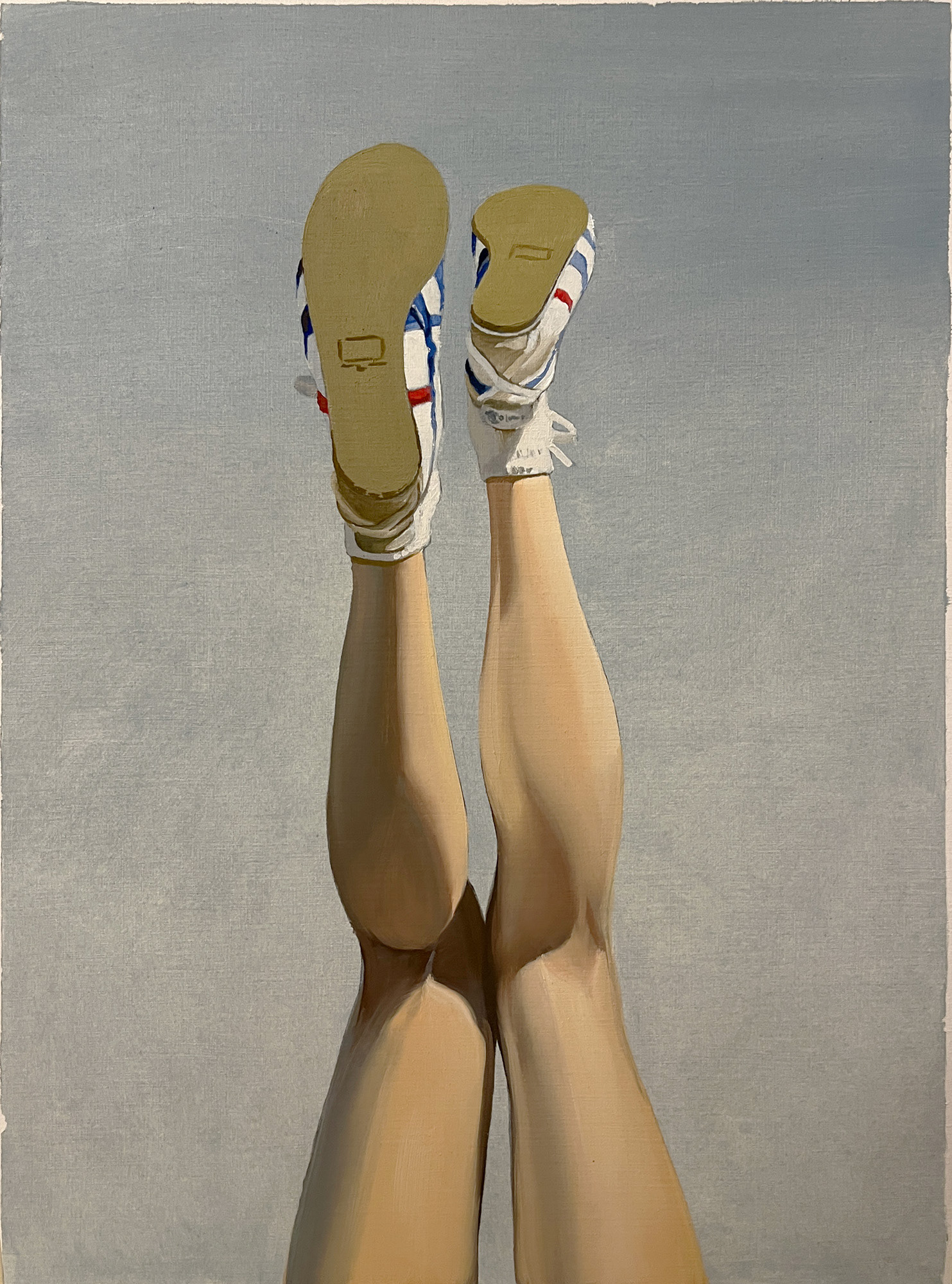 Legs, oil on paper