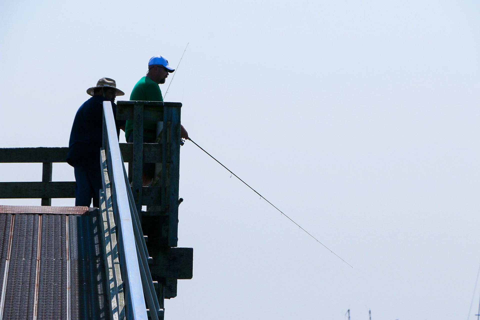Looking for a catch in Westport, Washington.