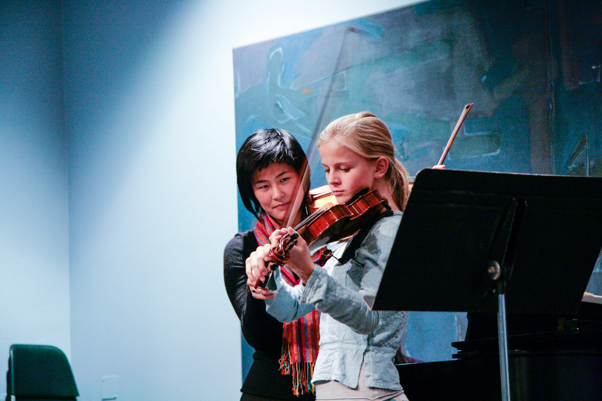 Master class with Jennifer Koh.