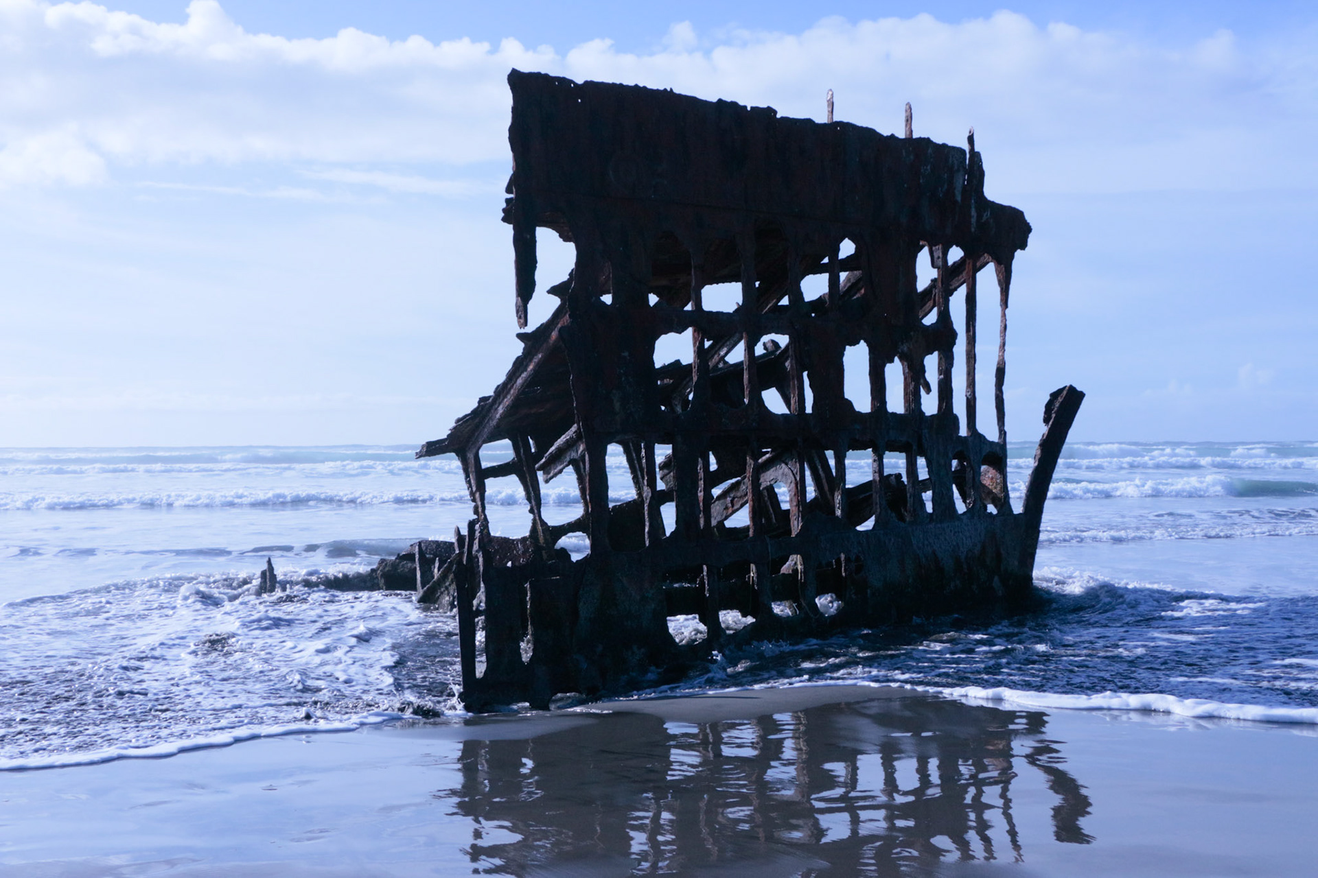 Peter Iredale at Fort Stevens State Park, Oregon.