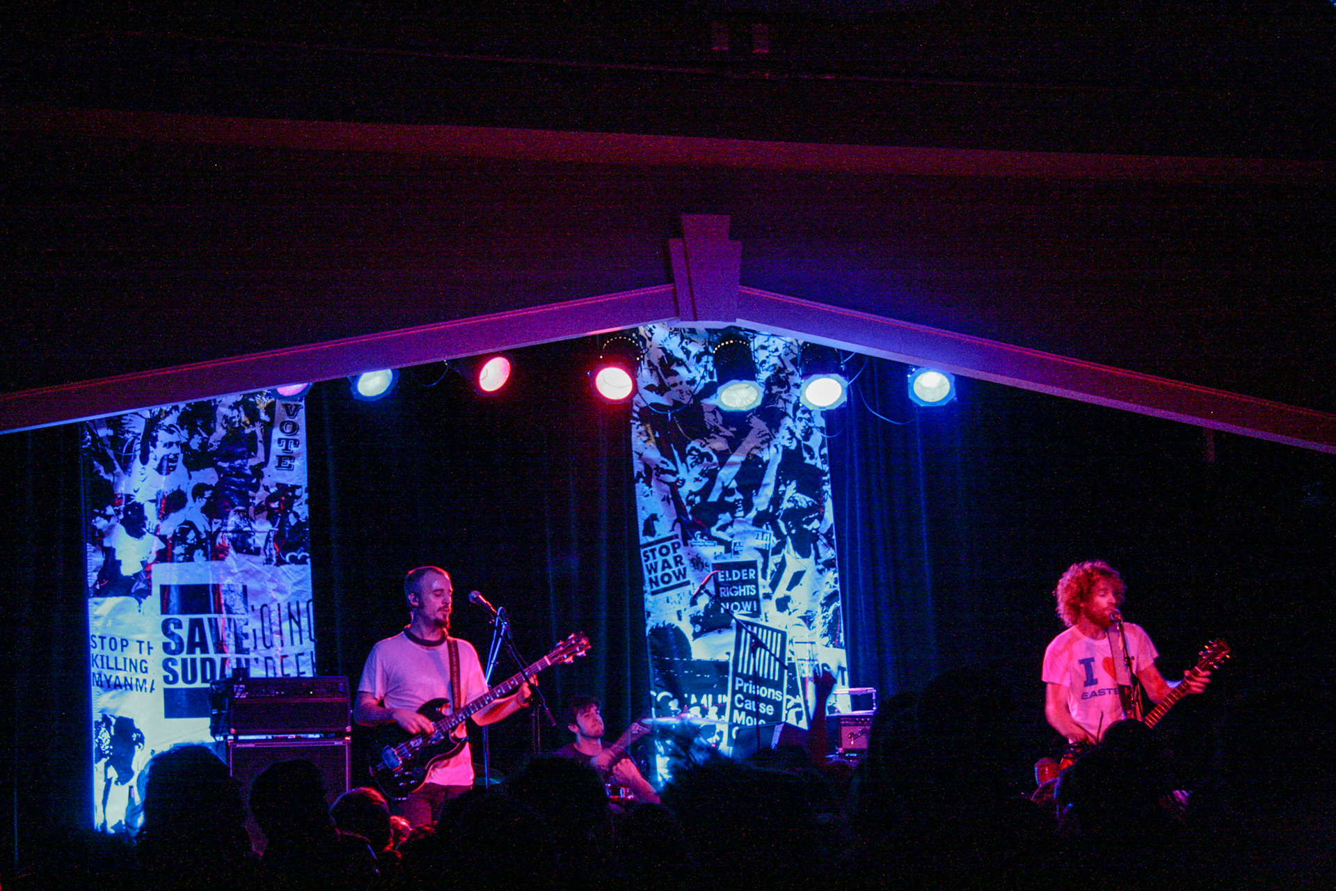 State Radio in concert, Portland.