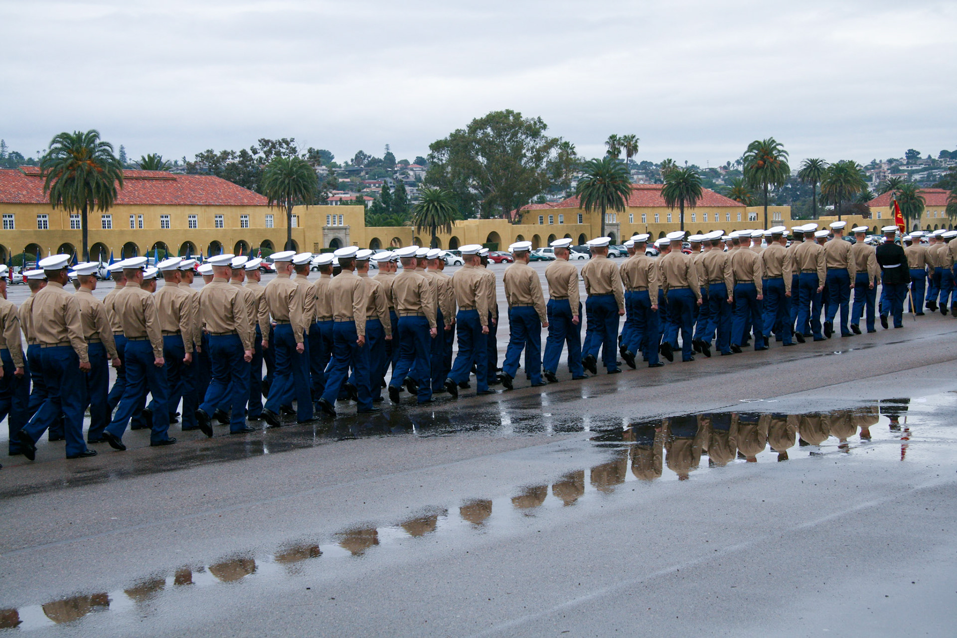 USMC graduation at MCRD San Diego.