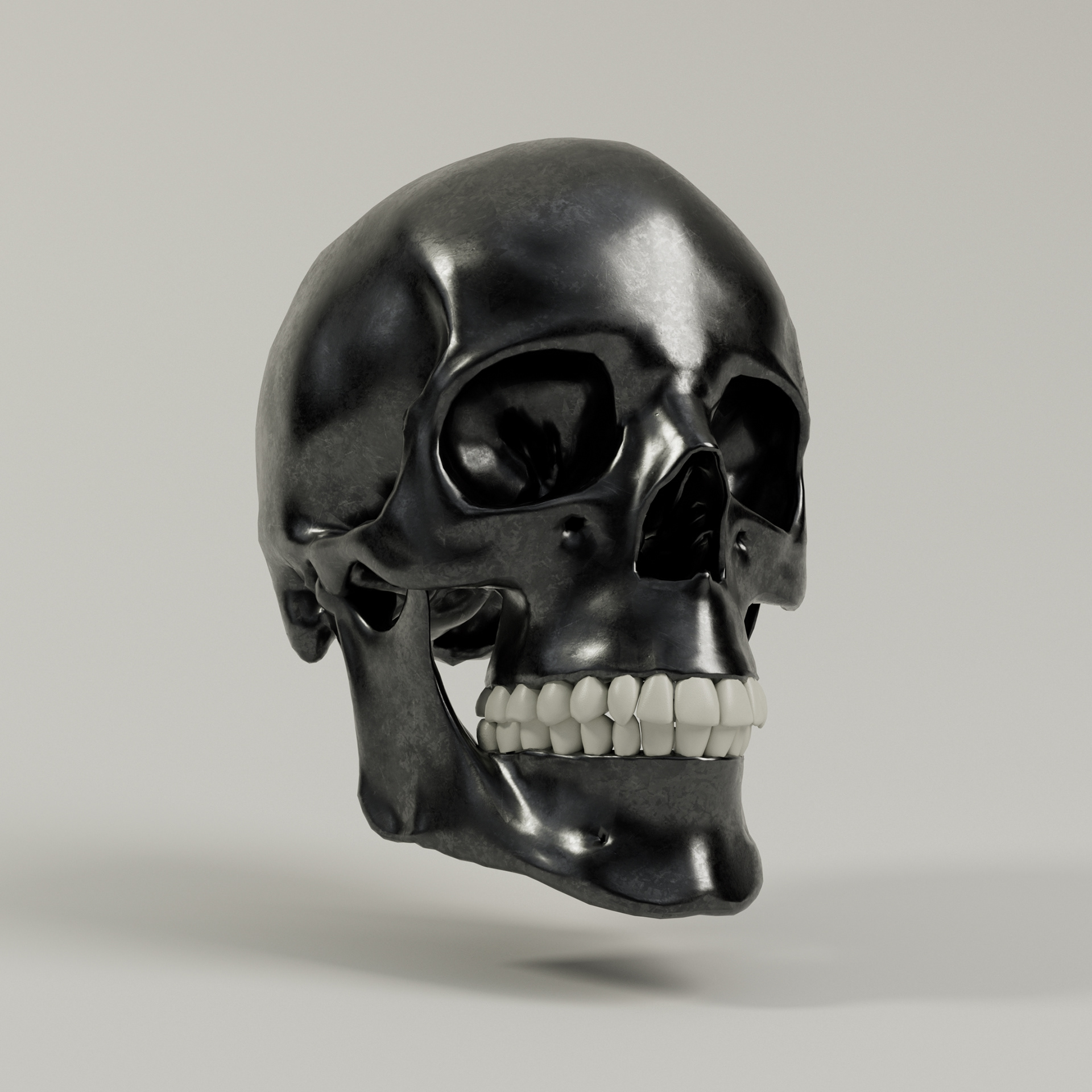 Gun Metal Skull