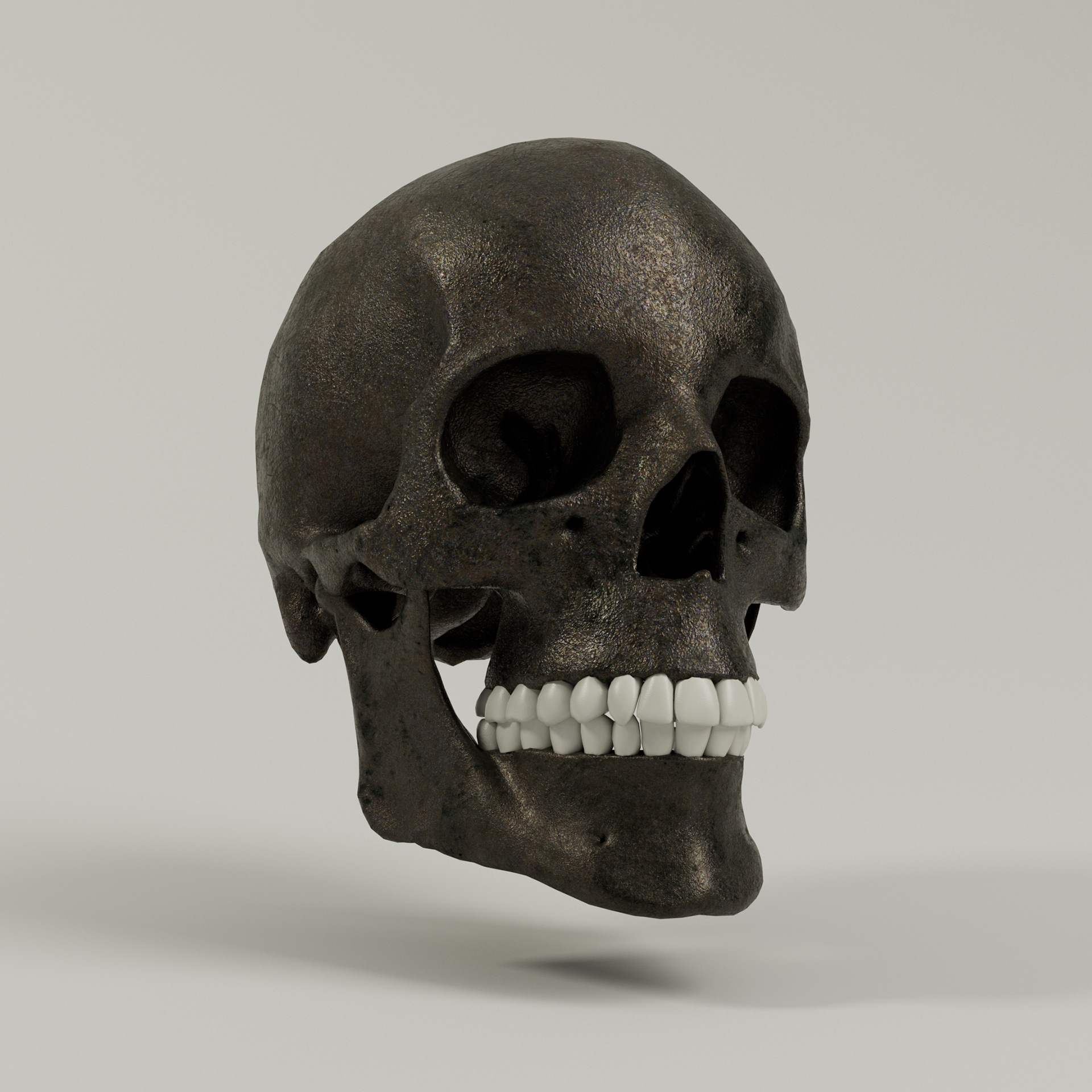 Dirty Steel Skull