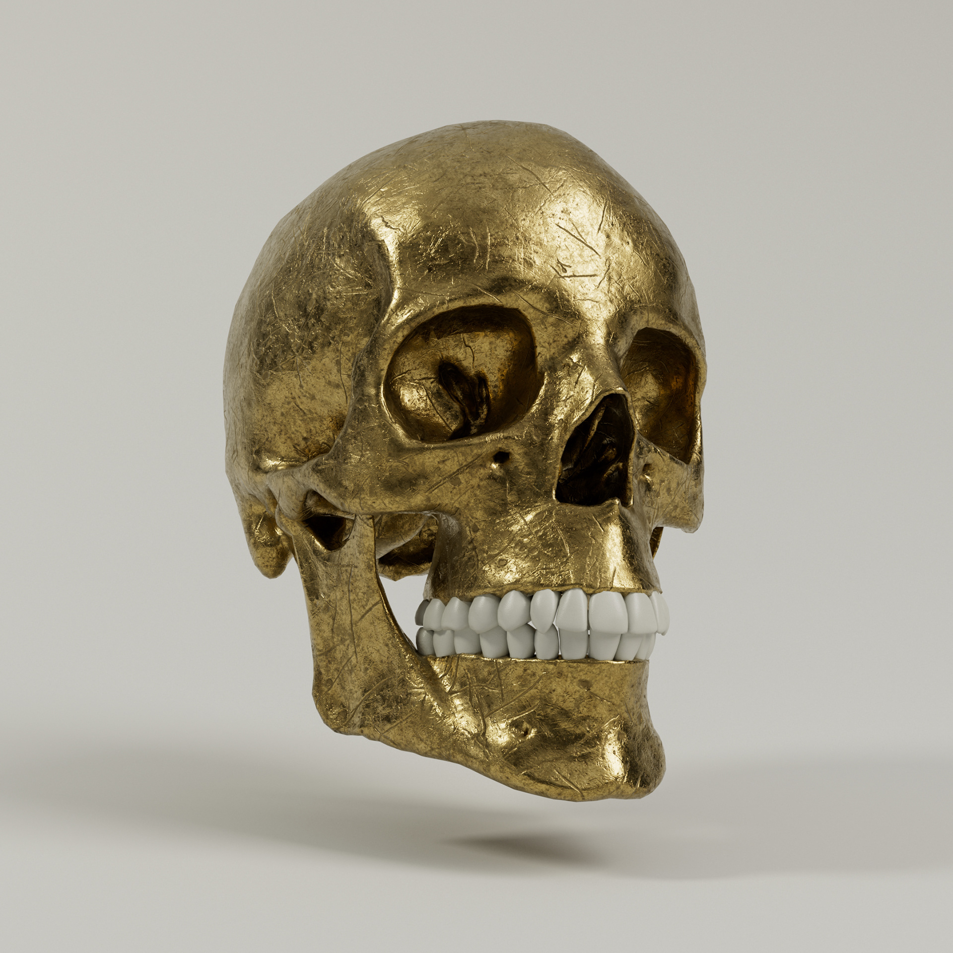 Gold Skull